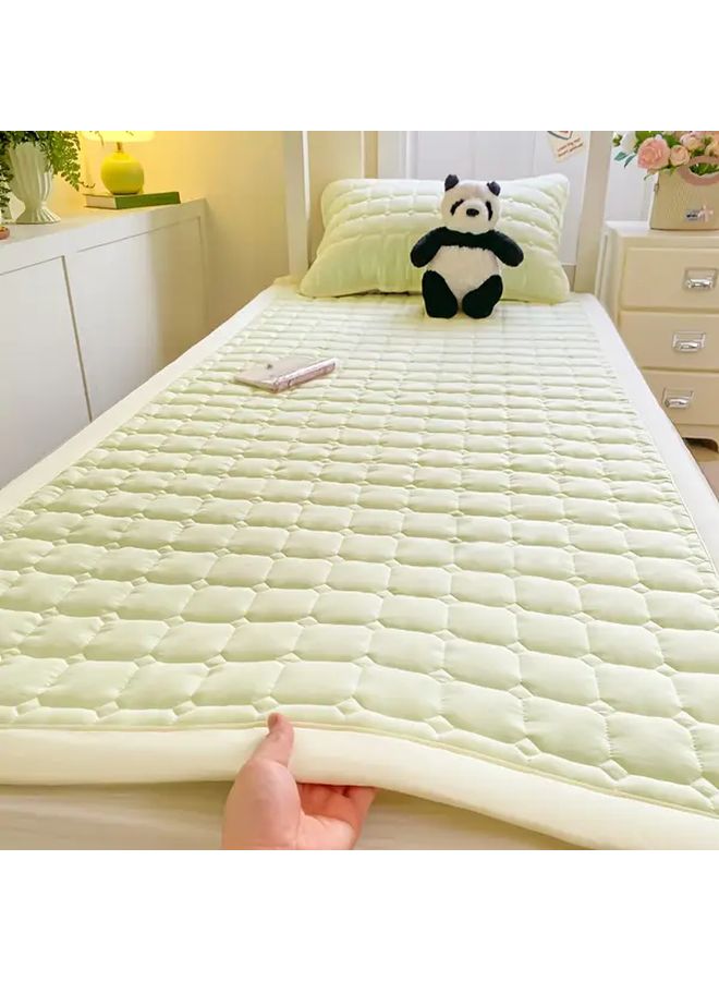 Pink Mattress Protector Super Soft Quilted Bed Pad with Elastic Straps 78 74 x 86 61 Inches Hypoallergenic Machine Washable - Image 5